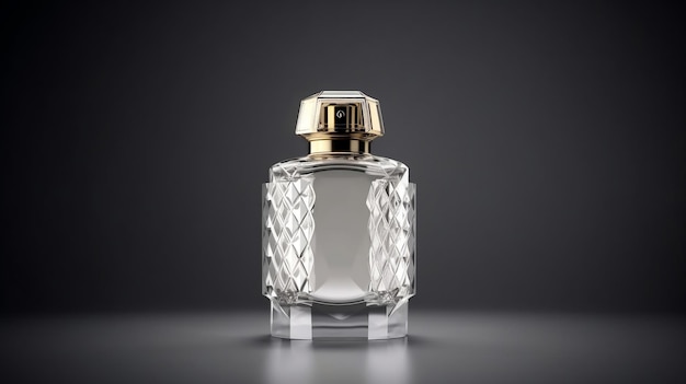 Eleganckie perfumy w butelce Mock Up Perfumy męskie w minimalistycznym stylu