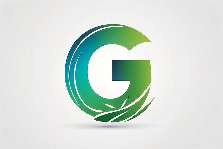 Zdjęcie elegant branding natural gradient style letter e logo projekt szablonu