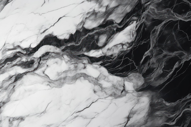 Elegantna tekstura marmuru w klasycznym czarno-białym