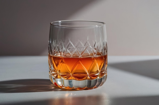 Elegantna whisky w kryształowej szklance