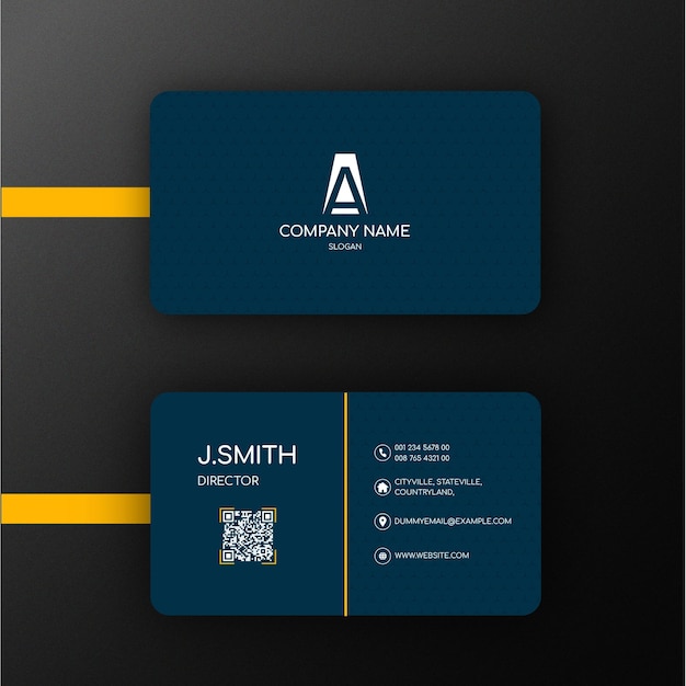 Elegantne minimalistyczne wizytówki dla profesjonalistów