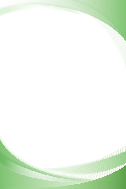 Element konstrukcyjny szablonu ramki z zieloną krzywą