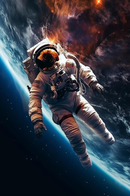 Zdjęcie elementy astronauty tego obrazu