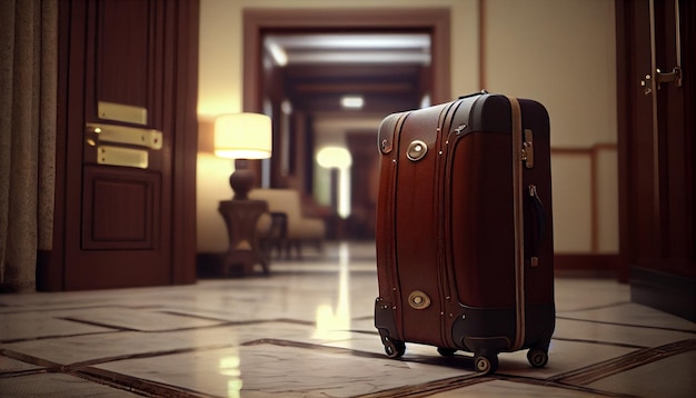 Elementy bagażu w hotelu Generative AI