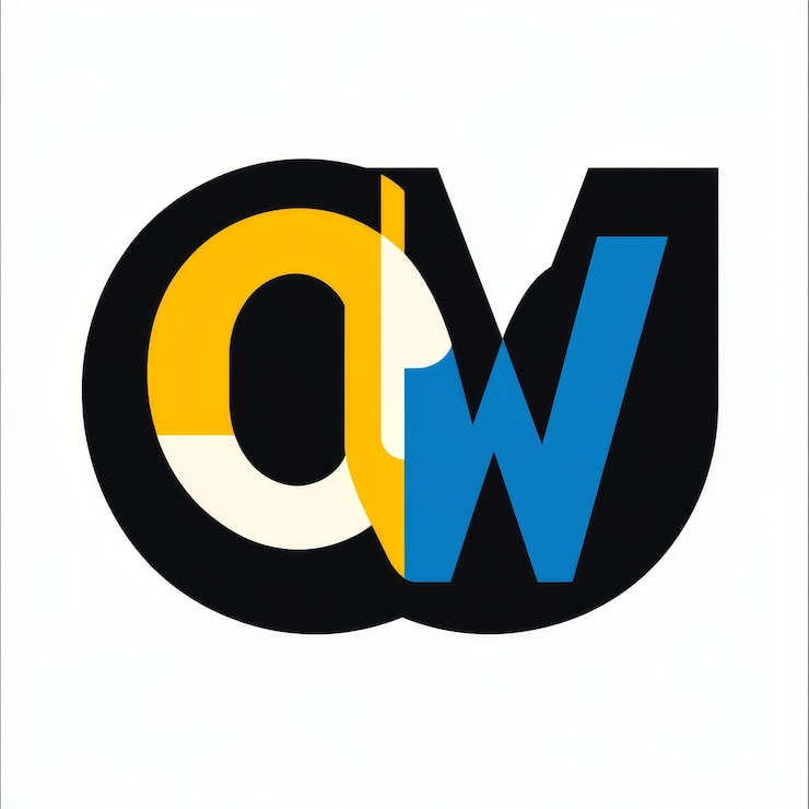 Zdjęcie elementy szablonu projektowania ikon logo liter o i w dla twojej firmy