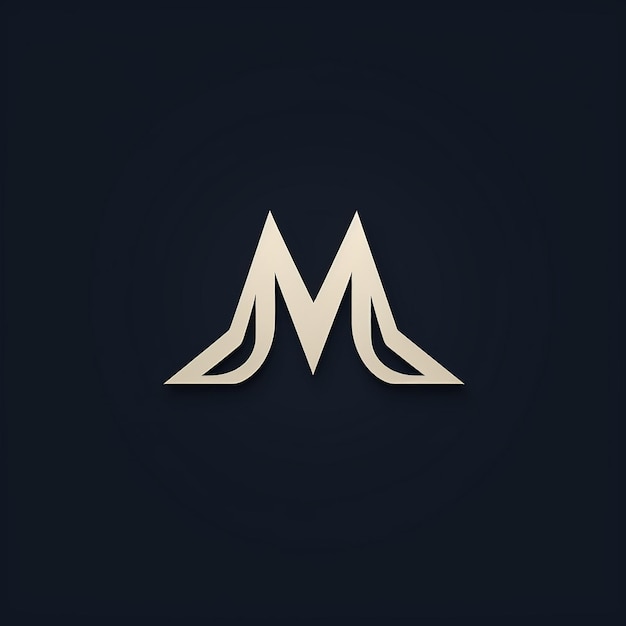 Zdjęcie elementy szablonu projektowania ikony litery m