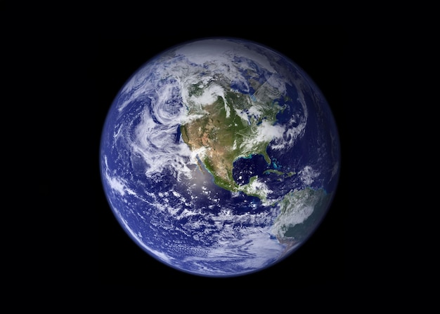 Elementy Ziemi na tym zdjęciu zostały dostarczone przez NASA