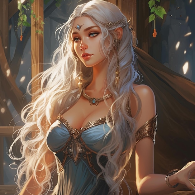 elfia oszałamiająca dziewczyna