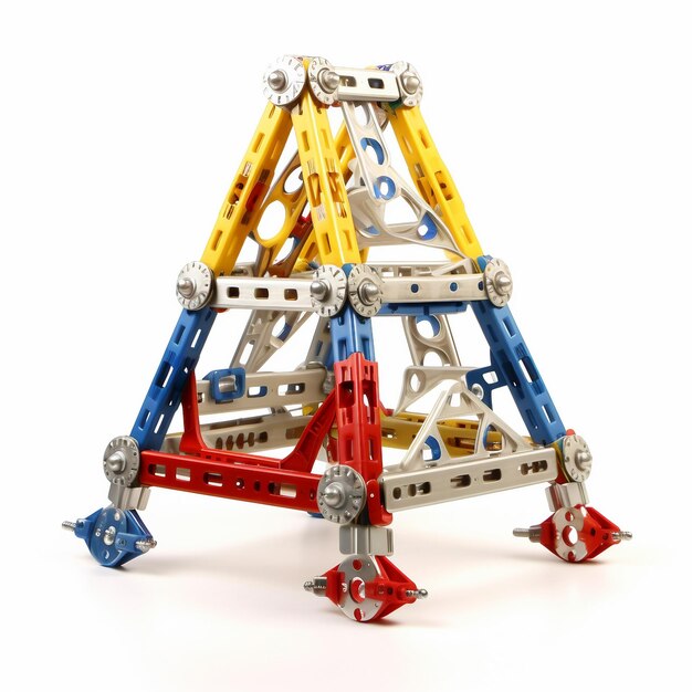 Zdjęcie erector set wonders na białym tle