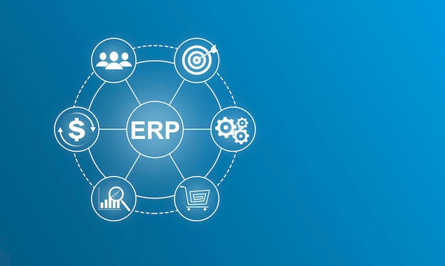 ERP Oprogramowanie systemu planowania zasobów przedsiębiorstwa technologia biznesowa