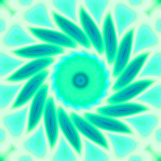 Esoteruc magiczny neon świecące geometryczne mandali fantasy fraktal Abstrakcyjne tło