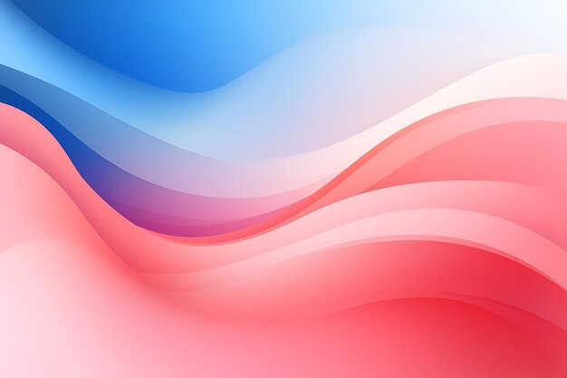 Estetyczne tło z gradientem fali w kolorze różowym i niebieskim