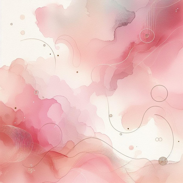Estetyczny ombre różowy akwarel tła abstrakcyjny styl