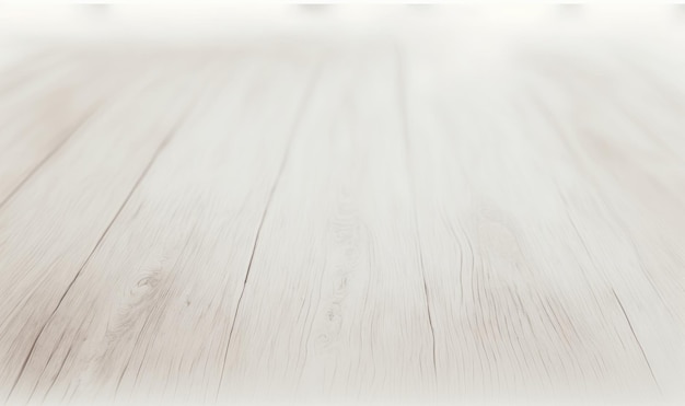 Zdjęcie eteryczne białe drewniane tło z miękkimi marzycielskimi tonami