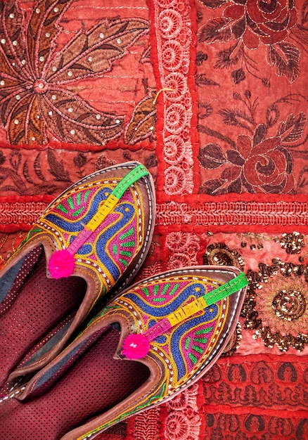 Etniczne buty Rajasthan