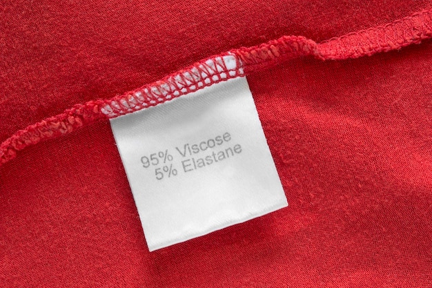 Etykieta składu tkaniny