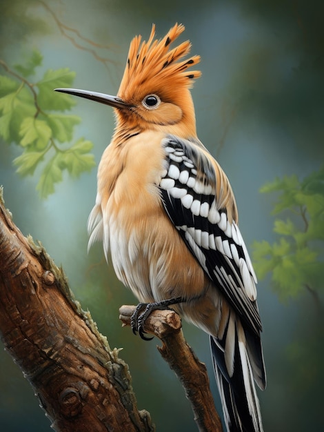 Eurazjatycki ptak Hoopoe