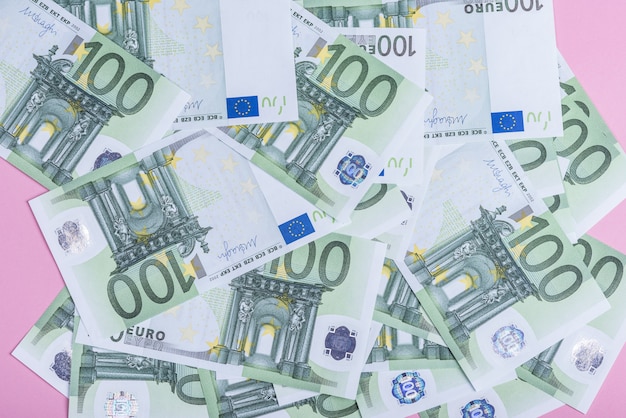 Euro Money. Tło Gotówki Euro