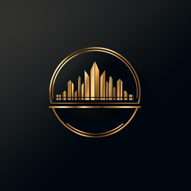 Zdjęcie fajne, eleganckie logo dla luksusowego kasyna