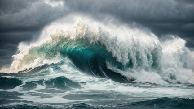 Fala apokaliptyczna Gniew burzy tsunami