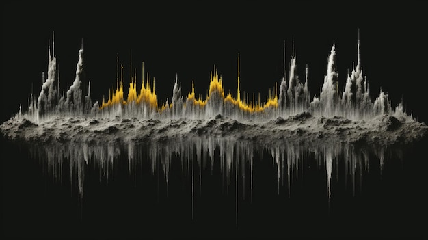 Zdjęcie fale dźwiękowe audio equalizer audio digital waveform muzyczny dj imprezy