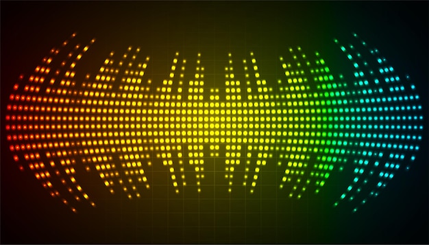 Fale Dźwiękowe Oscylujące W Ciemnym świetle