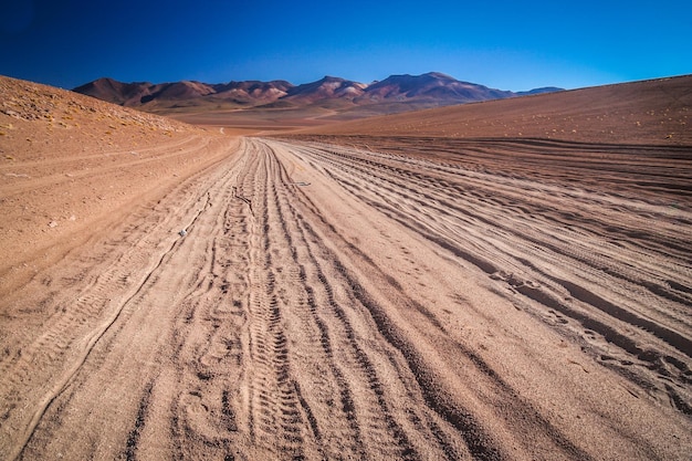 Falista droga w Altiplano