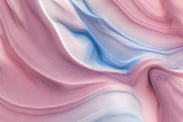 Falista tkanina kremowe kolory o złożonej fakturze Jedwabna tkanina beżowa makro tekstura tło