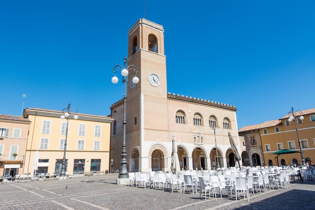 Fano, Pesaro, Marche, Włochy. Palazzo Del Podesta