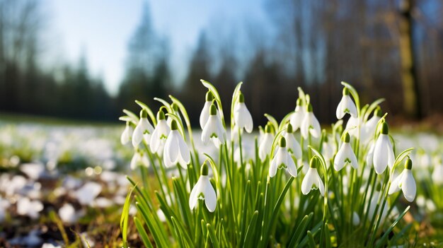 Fantastic Hello Spring Note z świeżymi śnieżkami