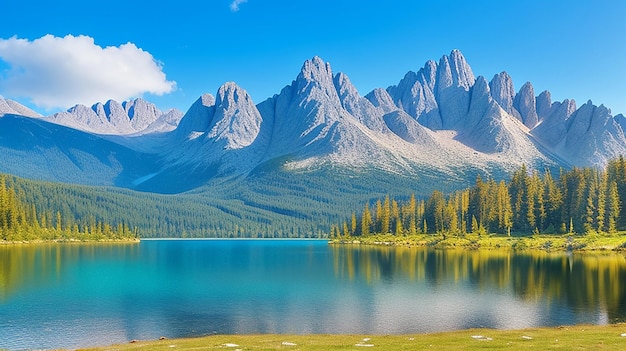 Fantastic shtrbske pleso High Tatras Słowacja Europa