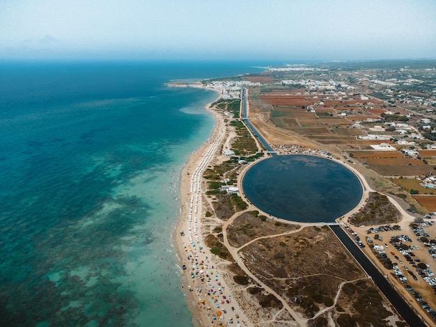 Fantastyczna plaża w apulii: malediwy del salento