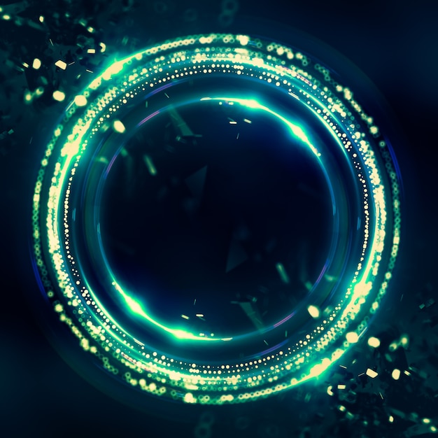 Fantastyczne, abstrakcyjne, czarne, kosmiczne tło. Ilustracja, renderowanie 3d.