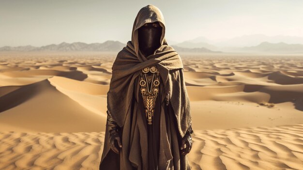 Fantasy Assassin Concept z Templariami i Desert Fashion