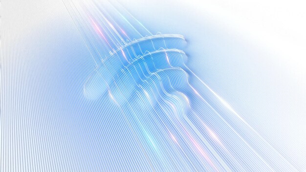 Fantasy chaotyczne kolorowe logo WiFi 3D rendering ilustracja tło lub tapeta szybkie połączenie internetowe