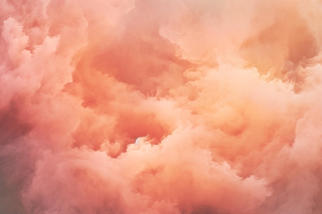 Fantasy chmurne niebo z pastelowym gradientem kolorów abstrakcyjne tło