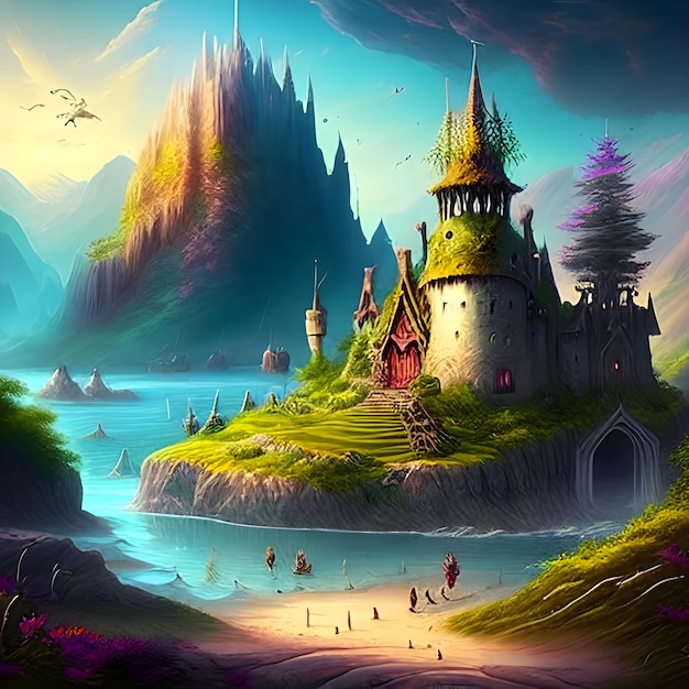 Fantasy Images_A Beautiful fantasy worldFantasy Stock Images