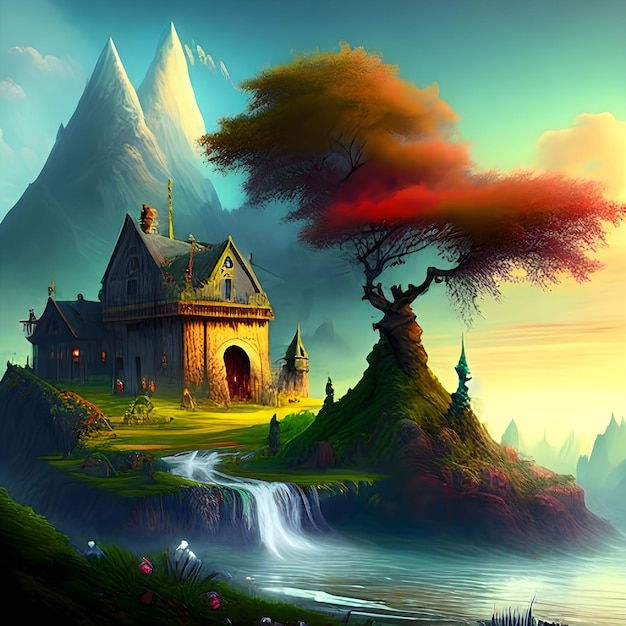 Fantasy Images_A Beautiful fantasy worldFantasy Stock Images