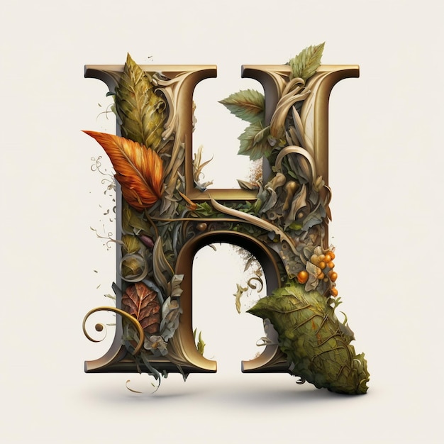 Fantasy monogram list H