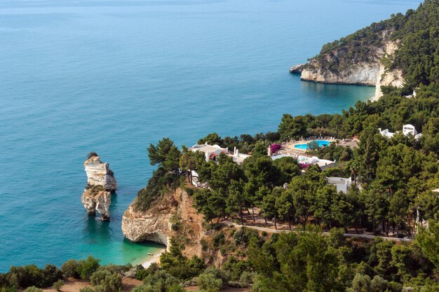 Faraglioni di Puglia Baia Delle Zagare Włochy