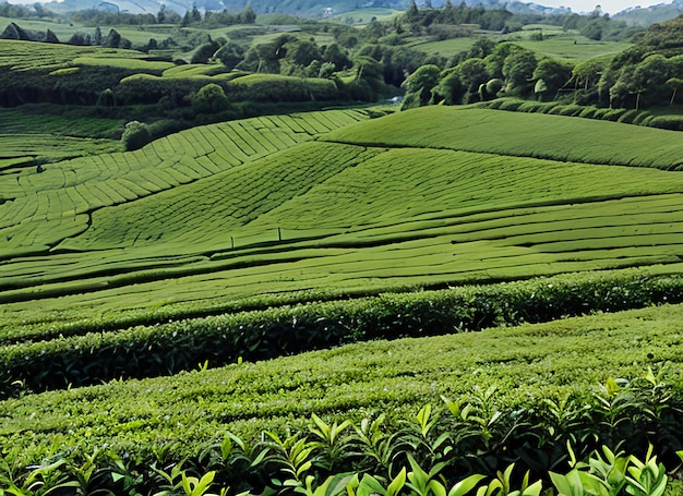 Zdjęcie farma herbaty
