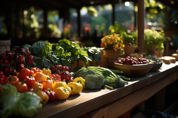 FarmtoTable Szefy świeżych produktów w akcji i rynki ekologiczne