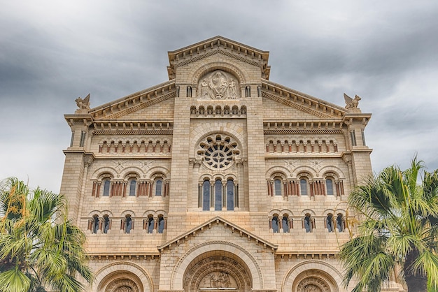 Fasada katedry Matki Bożej Niepokalanej Monaco City