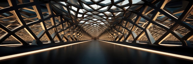 Fascynujące wzory geometryczne w nowoczesnym projekcie architektonicznym
