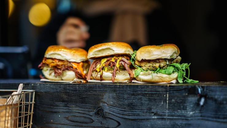 Zdjęcie fast food obraz tło i tapeta