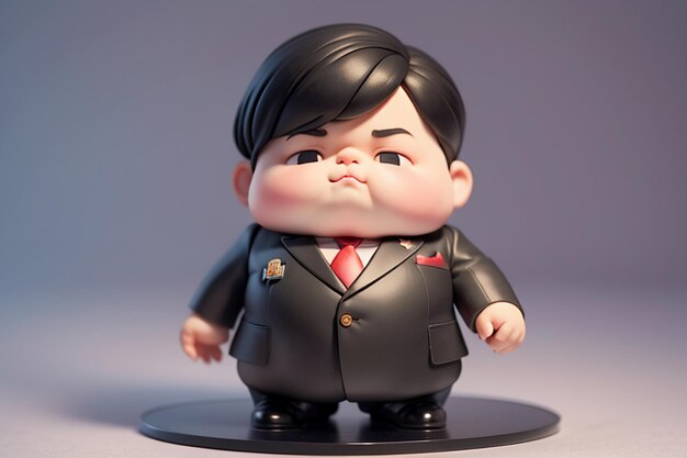 Fat Boy Styling postaci z kreskówek Styl anime Styl tłusta tapeta model tła Rendering postaci