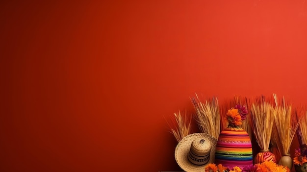 Festa Junina Holiday Background Illustration AI GenerativexA