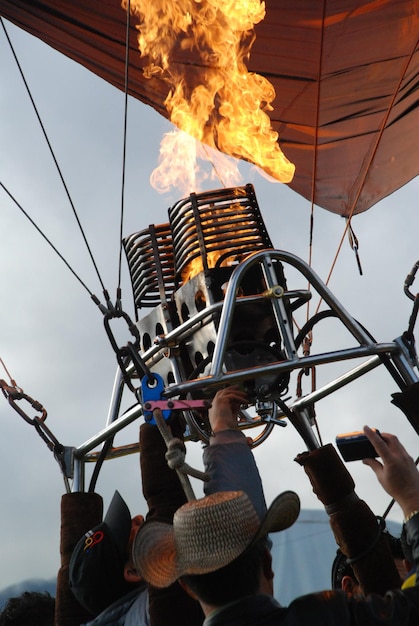 festiwal balonów na ogrzane powietrze do parku