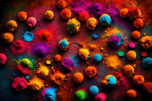 Festiwal Kolorów w Indiach Proszek koloryzujący