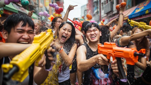 Festiwal Songkran w Tajlandii